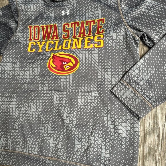 2/$18 SALE! Iowa University Under‎ Armour Hoodie Sweatshirt Size Small Loose - Picture 3 of 9